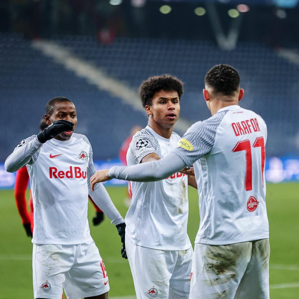 The historic duo, Karim Adeyemi and Noah Okafor.