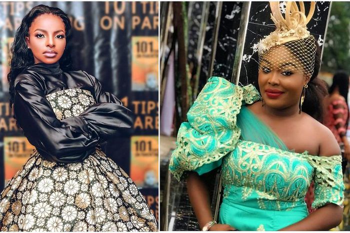 Reality TV star Wathoni and Nollywood actress Ani Amatosero [Instagram/WathoniAnyansi] [Instagram/EfixxzyBoss]