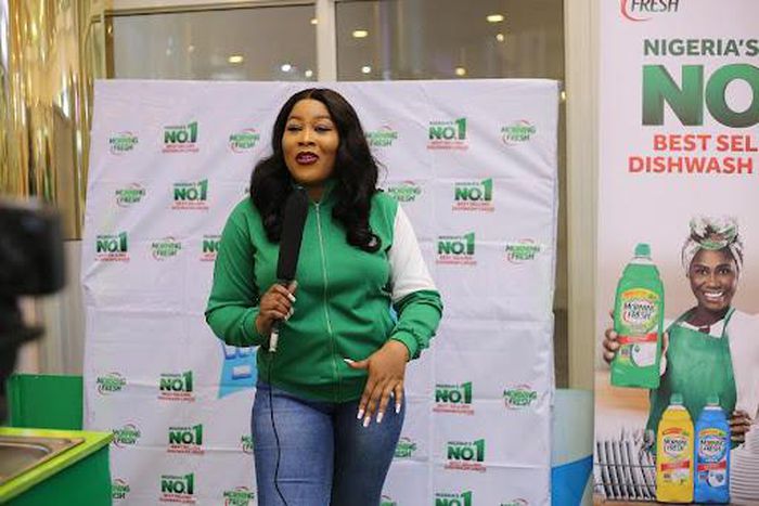 Morning Fresh wraps up her wash-a-thon campaign as @diaryofakitchenlover storms Abuja with her team