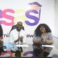 Taiye Osayi-Izedonmwen, director Teesas, Mercy Johnson-Okojie, Nollywood actress, Osayi Izedonmwen, the founder and chief executive officer of Teesas and Oma Areh, Mercy Johnson-Okojie’s manager at the unveiling of the actress as Teesas brand ambassado...