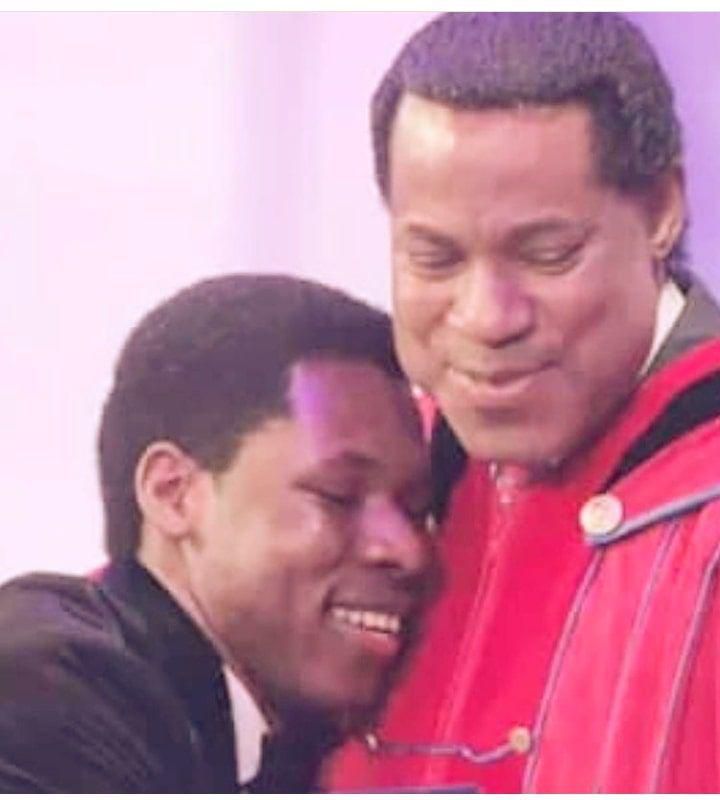 Daysman Oyakhilome and Pastor Chris Oyakhilome.