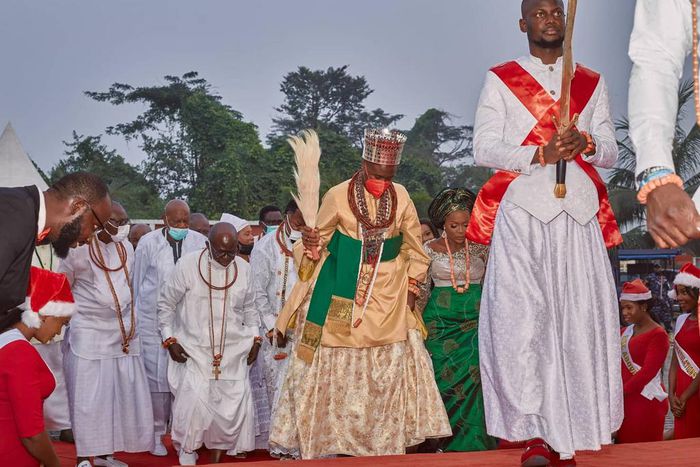 Olu of Warri, Ogiame Atuwatse III hosts inspirational maiden edition of Christmas Carol Service in Warri