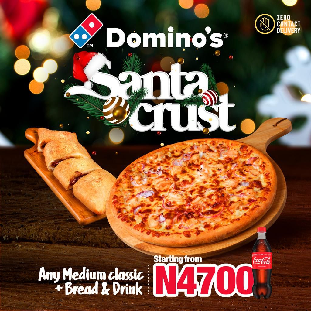 Have a magical Christmas with the new Domino’s Jambalaya Pizza!