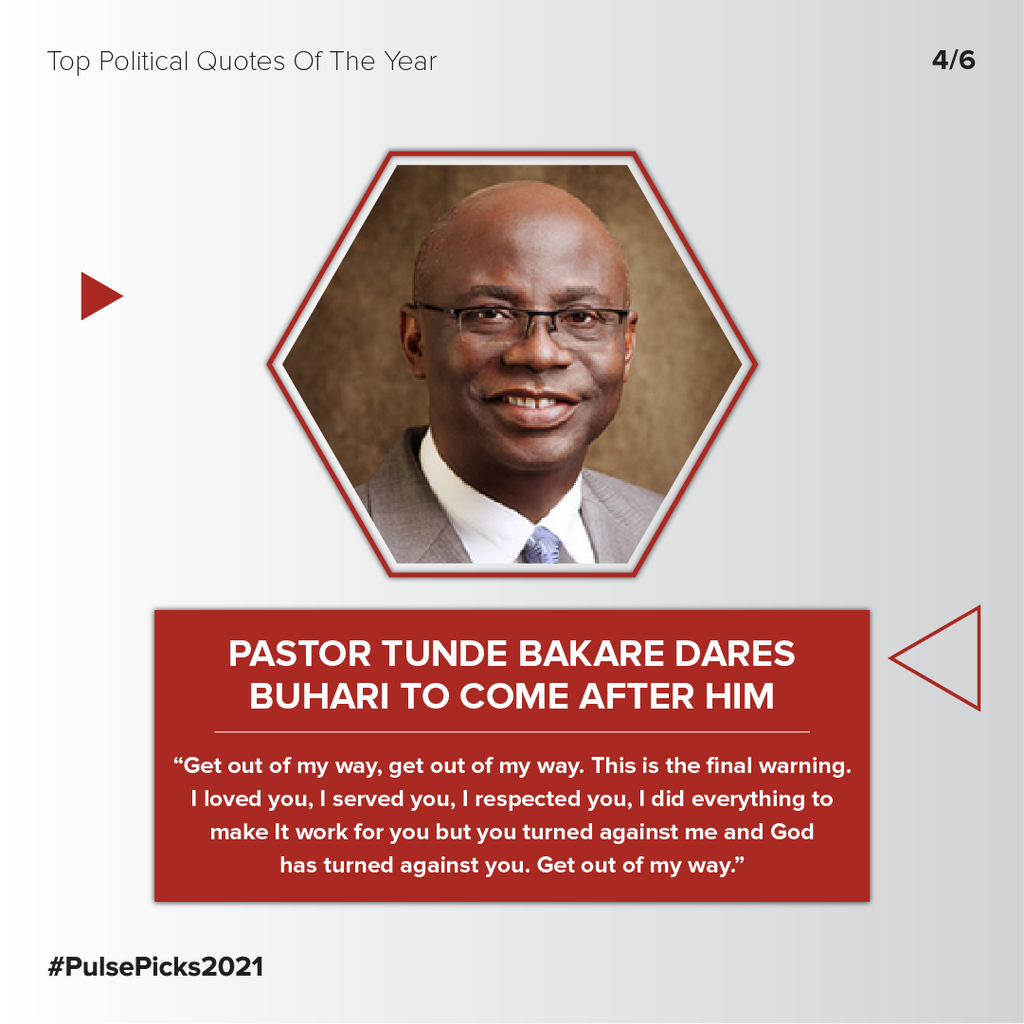 Top 5 political quotes of the year [Pulse Picks 2021]