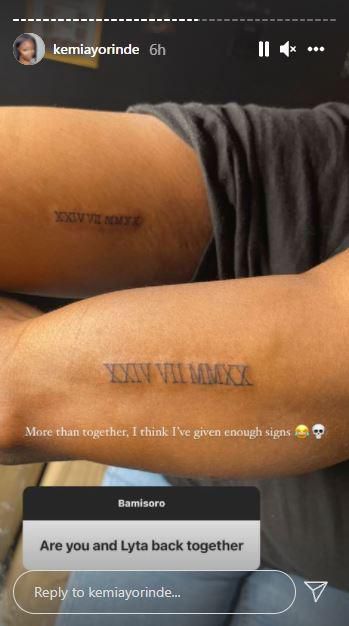 Kemi certainly came back to Nigeria for a mission and she completed the assignment.