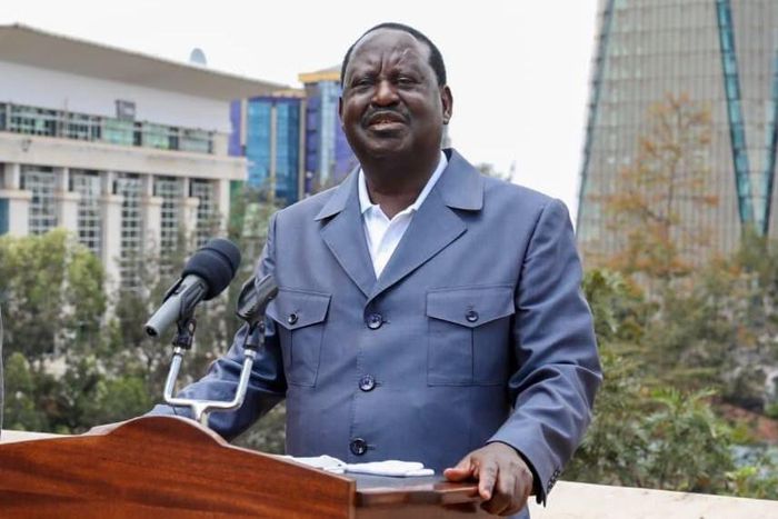Former Prime Minister Raila Odinga