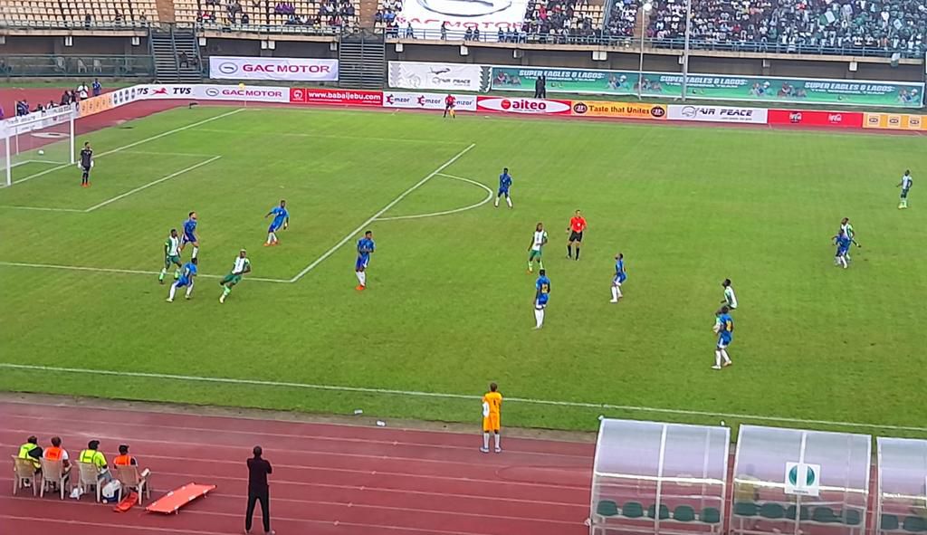 Super Eagles vs Cape Verde at the Teslim Balogun stadium