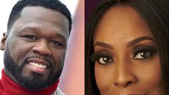 50 Cent and Mo Abudu [Twitter]