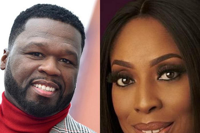 50 Cent and Mo Abudu [Twitter]