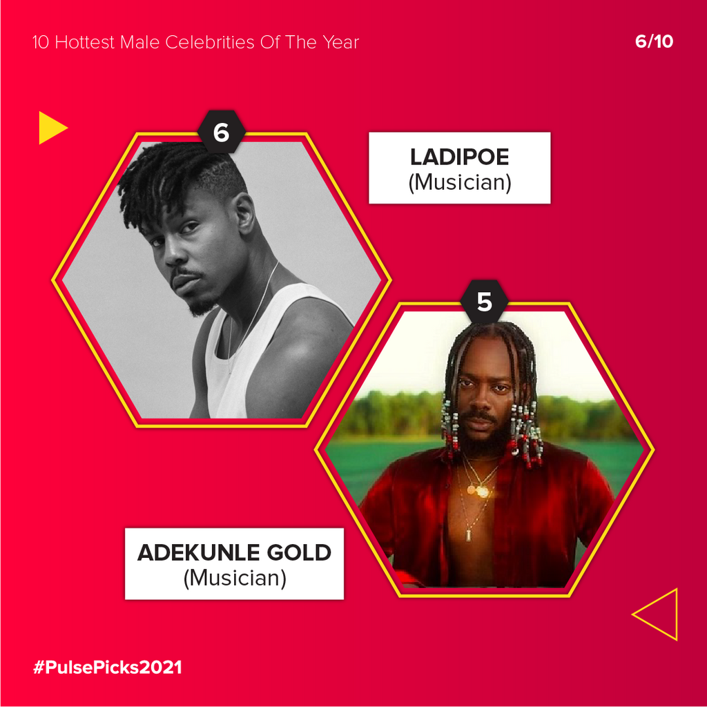 Nigerian music stars Ladipoe and Adekunle Gold