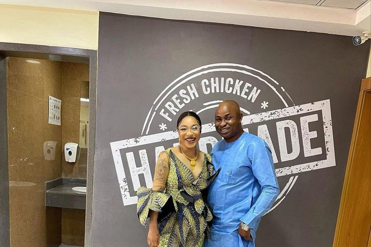 Tonto Dikeh and her friend, Mayor Blessing [Instagram/TontoDikeh]