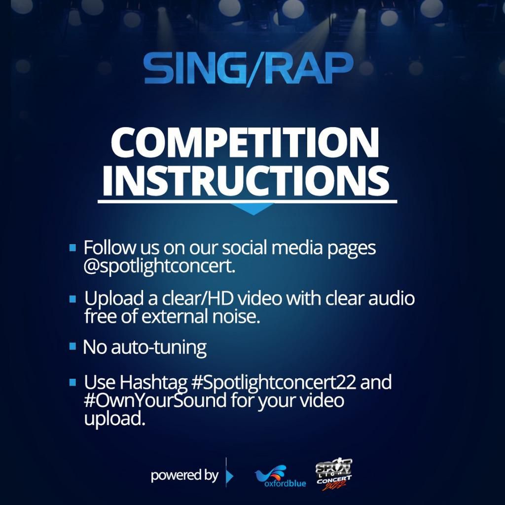 nSpotlight Concert & Award launches Sing/Rap competition for up-and-coming musicians