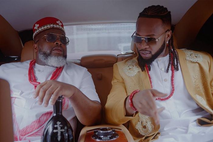 Larry Gaaga features Flavour Pete Edochie, Theresa Onuorah and Phyno on new video for, 'Egedege.' (TBD)