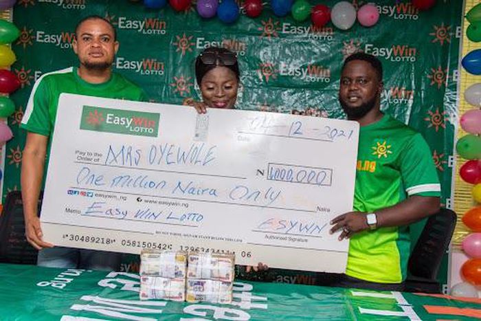 Business woman wins 1Million Naira Magic Million EasyWin Lotto game
