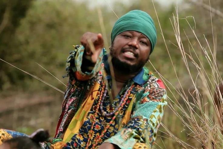 Reggae musicians and radio presenter, Blakk Rasta