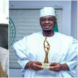 L-R: Minister for Information, Lai Mohammed and Minister for Communications and Digital Economy, Issa Pantami, with his award for outstanding minister. (TBD)