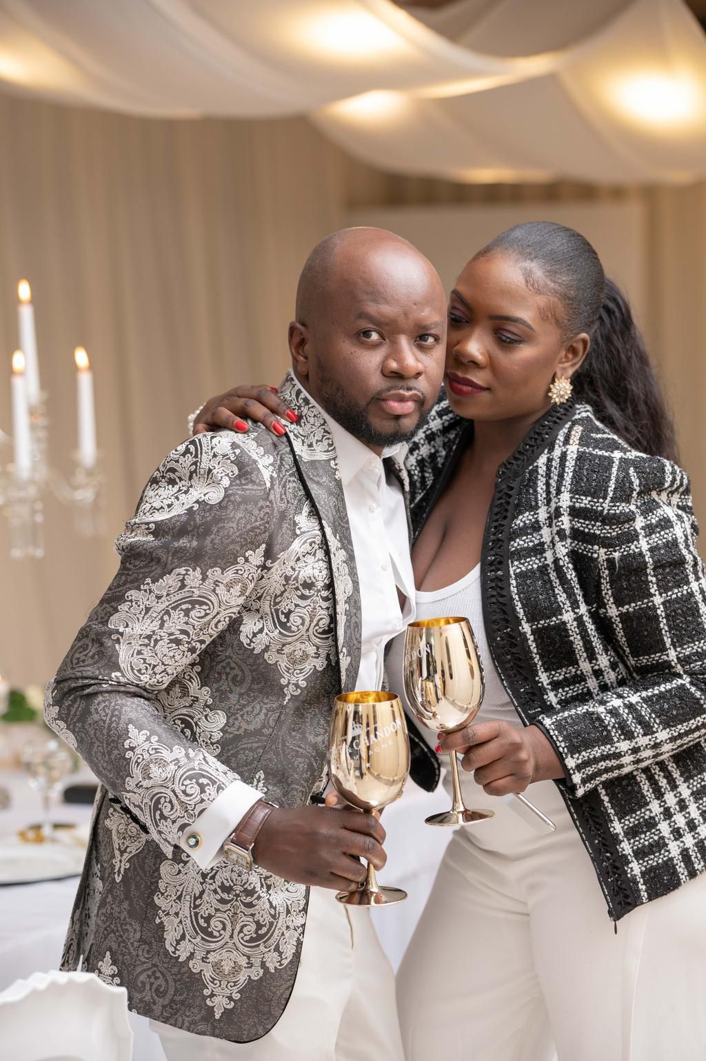 Congo Watcha and Naomi Dangbele Moët Grand Toast to Today 2