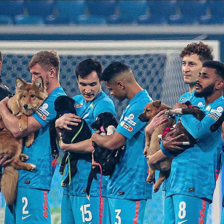 Zenit St Petersburg players (Instagram)