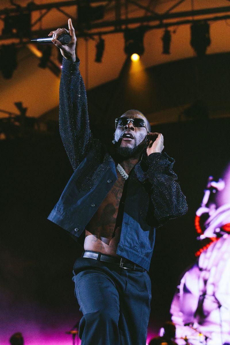 Burna Boy at Hollywood Bowl. (Spaceship)