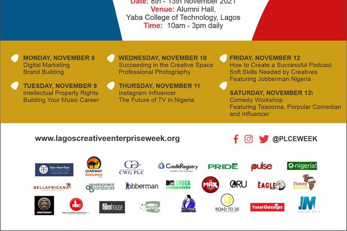 Pride Lagos Creative Enterprise Week 2021: Creativity is big business