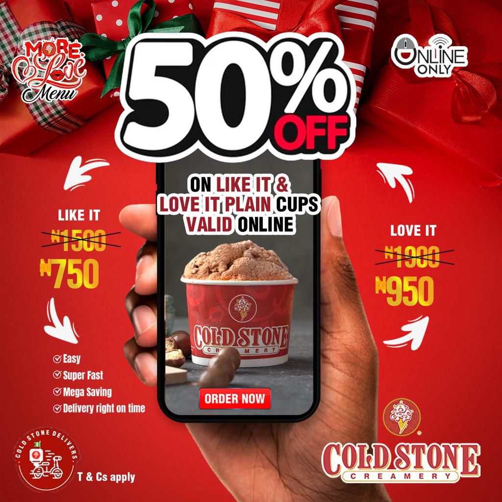 Cold Stone brings the festive vibes with the new Strawberry Cake Batter Flavour and 12 days of Christmas Spe