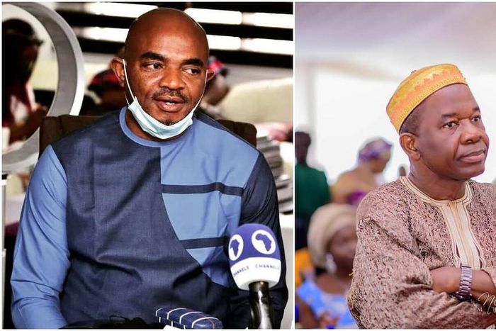 President of the Actors Guild of Nigeria, Emeka Rollas and movie veteran Chiwetalu Agu [Instagram/EmekaRollas] [Instagram/ChiwetaluAgu]