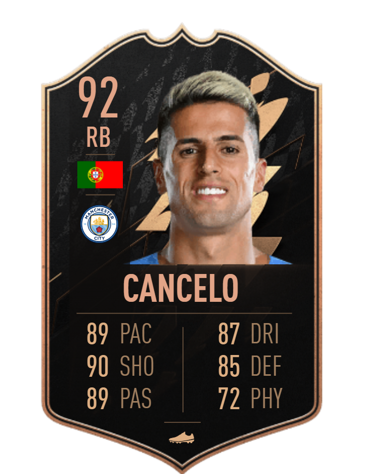 Joao Cancelo TOTW Card
