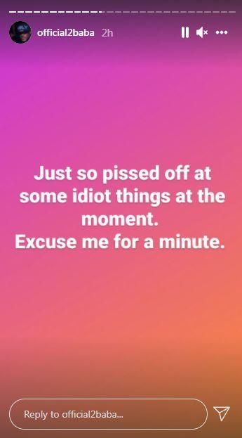 Nigerian music icon 2Face Idibia went on a surprising rant on Instagram.