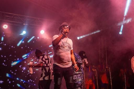 Sir Shina Peters thrilling the crowd at the Ofada Rice Day Festival 2021