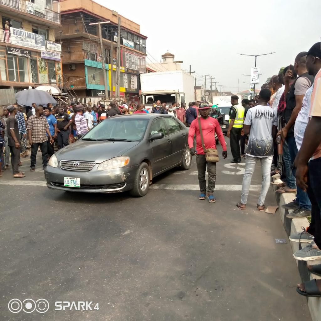 Accident scene on Berger-Lagos