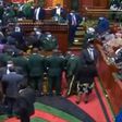 Kenyan MPs emulate Ghanaian counterparts as lawmakers exchange blows over voting; one injured