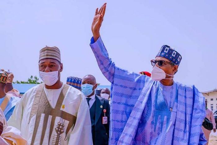 President Muhammadu Buhari arrives Maiduguri to inaugurate developmental projects. [PM News]