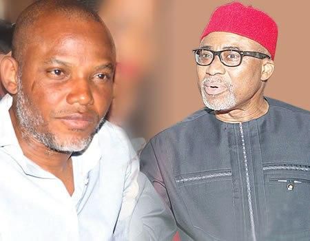 Senator Eyinnaya Abaribe and Nnamdi Kanu