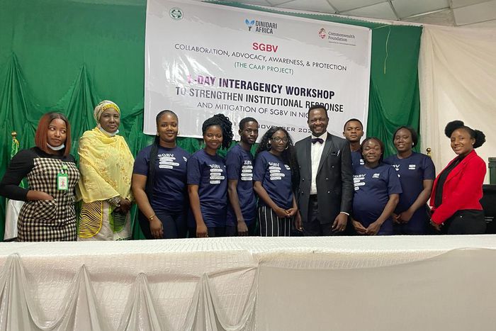 NHRC and Dinidari staff after the event