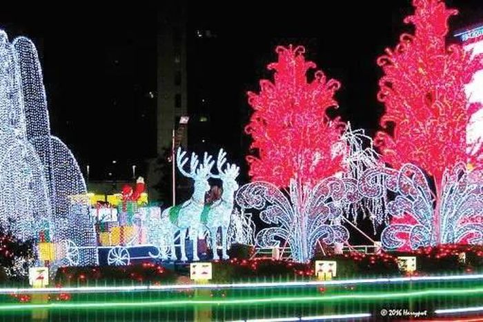 Zenith's bank christmas decoration in Lagos [lailasnews]