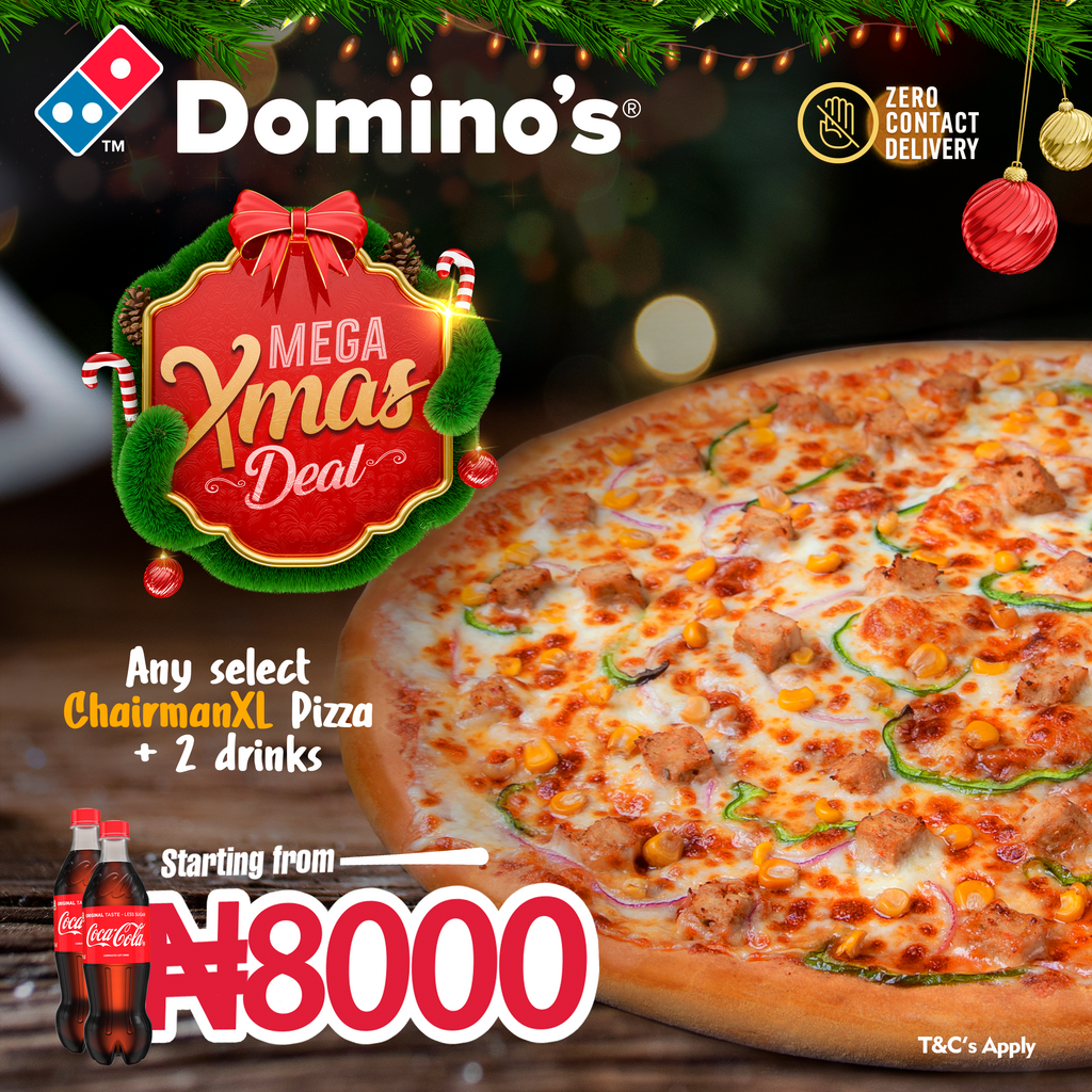 Have a magical Christmas with the new Domino’s Jambalaya Pizza!