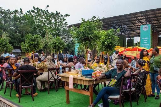 Cross section of guests at the Ofada Rice Day Festival 2021