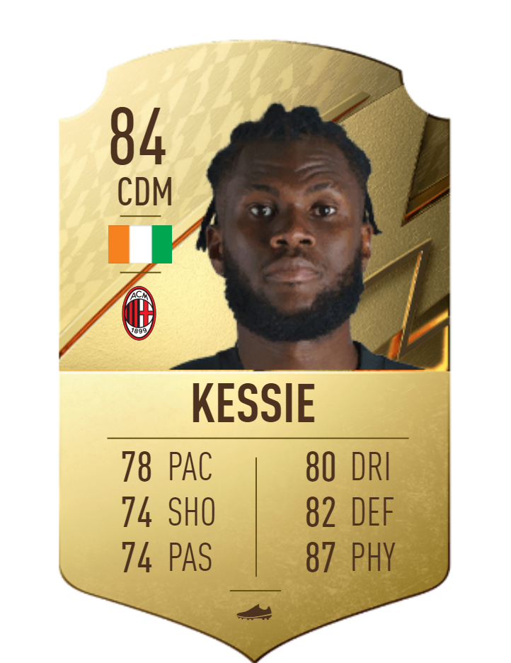 Franck Yannick Kessié FIFA 22 OPR Card
