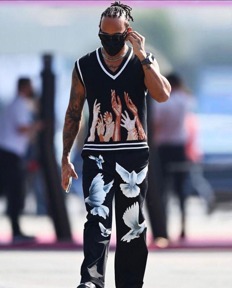 Lewis Hamilton (via British GQ)