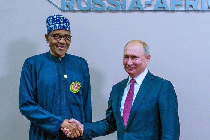 President Buhari and Russian President, Vladimir Putin.