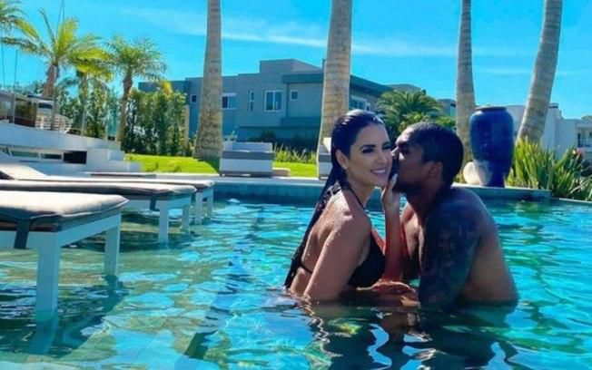 Douglas Costa and girlfriend Nathalia