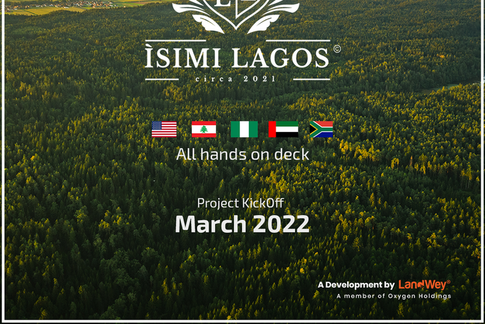 Isimi Lagos, Nigeria’s first Lifestyle and Wellness City set to kick off infrastructure development project in March 2022.