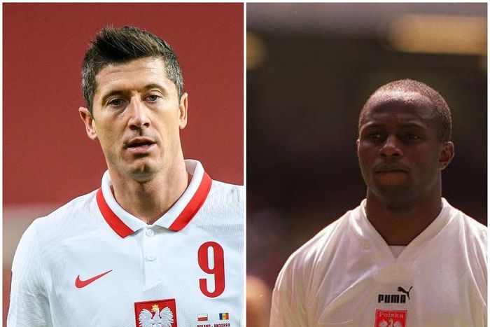 Robert Lewandowski and Emmanuel Olisadebe