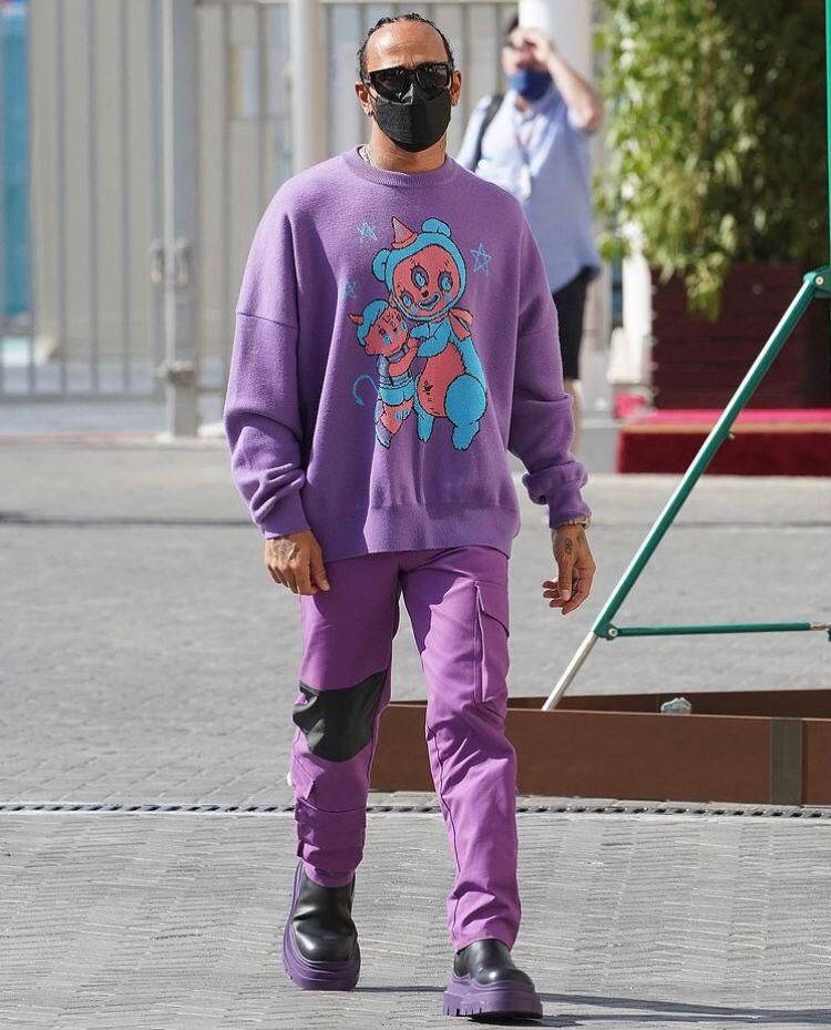 Lewis Hamilton (via British GQ)