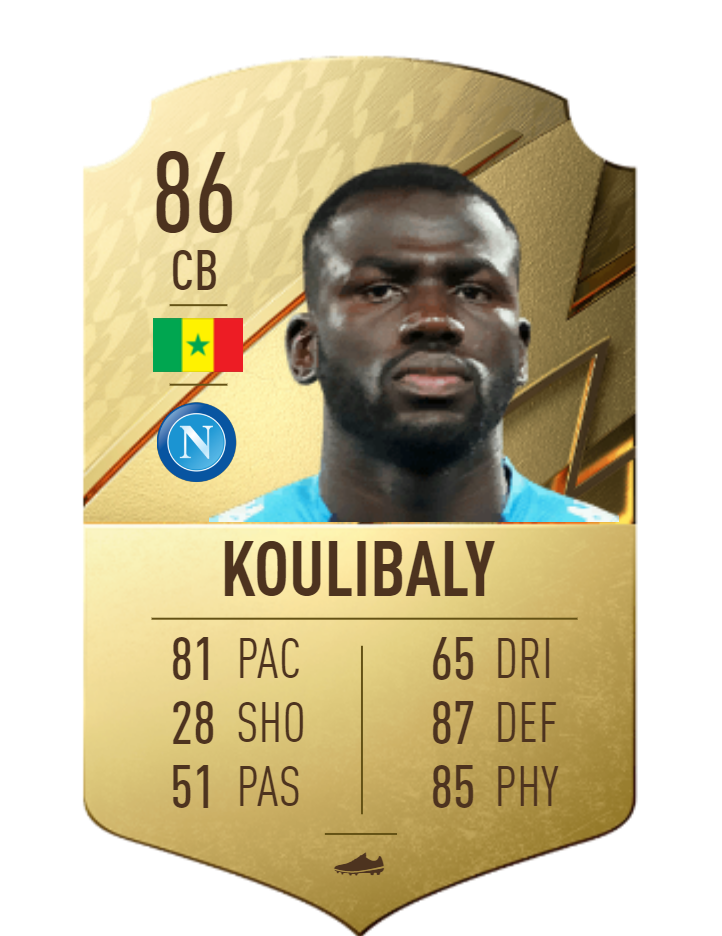 Kalidou Koulibaly FIFA 22 OPR Card