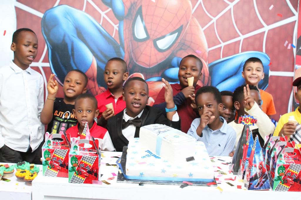 Chief Emeka Agba hosts son at birthday party