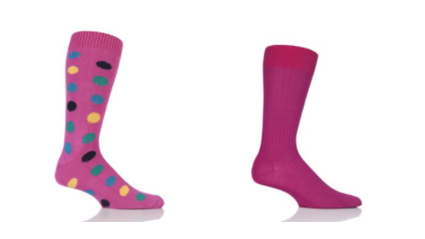 Pink Socks for men