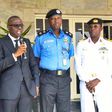 L-R: Commander, 9 Brigade, Ikeja Army Cantonment, Brigadier General Etsu Ndagi; Lagos State Governor, Mr. Babajide Sanwo-Olu; State Commissioner for Police, Mr. Hakeem Odumosu; Commander, Nigeria Navy Ship (NNS) Beecroft, Apapa, Commodore Ibrahim Aliyu...