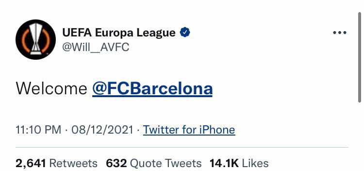 UEFA Europa League (Twitter)