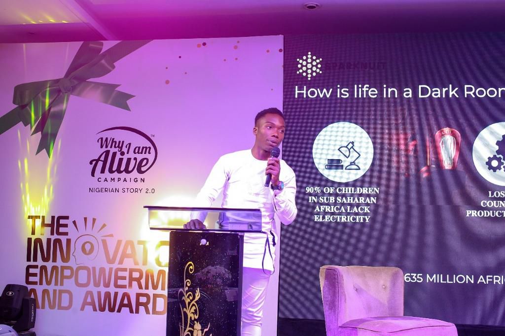 Why I Am Alive Initiative hosts innovators empowerment and awards, 4 Nigerian startups funded, Hanu Fejiro Agbodje receives award